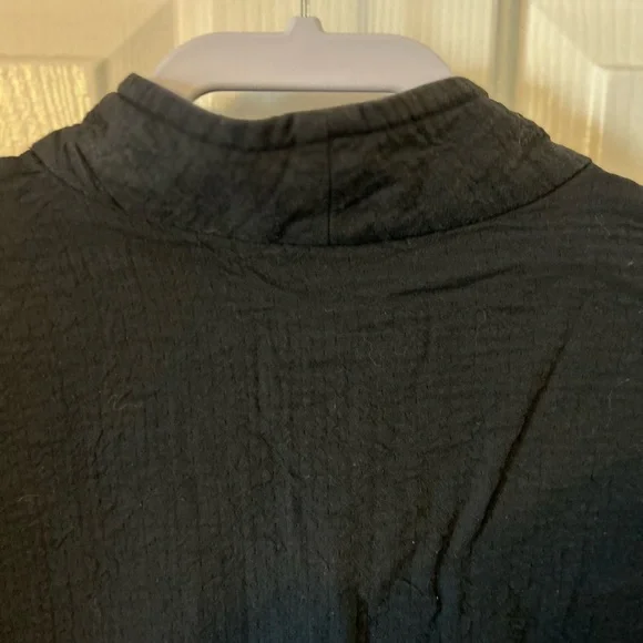 Eileen Fisher Cotton/Viscose Jacket Black Size XL - Picture 7 of 7